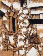 Fernard Leger Two people design oil painting